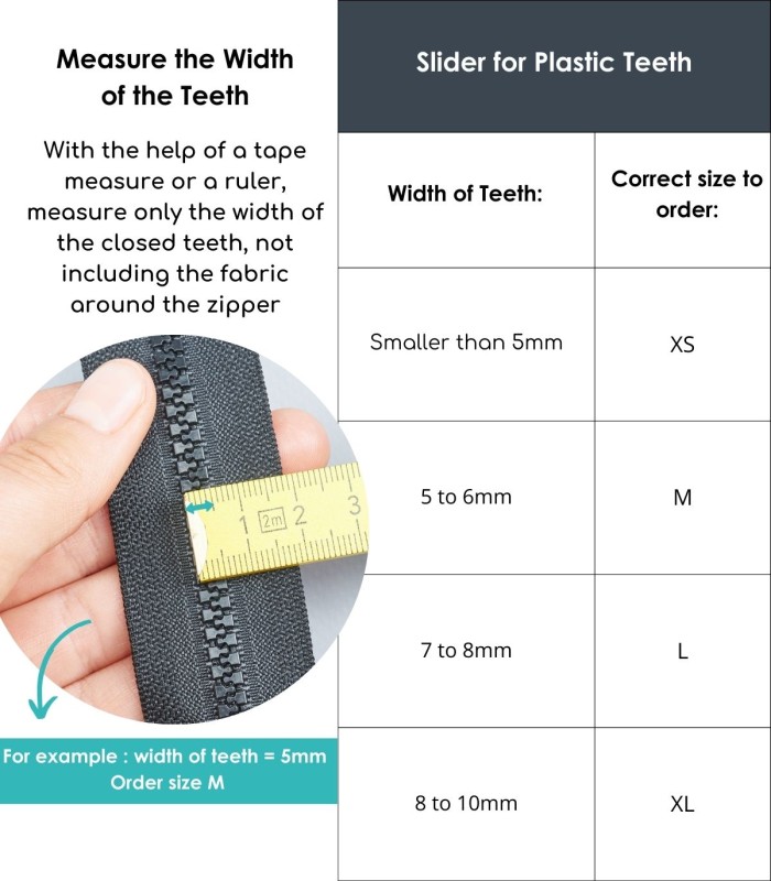 Clip&Zip replacement slider for plastic zip